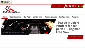What Carpartsnigeria.com website looked like in 2016 (7 years ago)