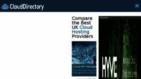 What Clouddir.co.uk website looked like in 2016 (7 years ago)
