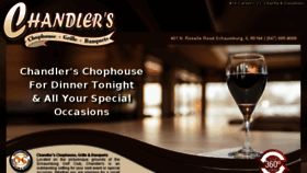 What Chandlerschophouse.com website looked like in 2016 (7 years ago)