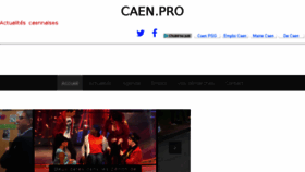 What Caen.pro website looked like in 2016 (7 years ago)