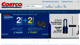What Costco.com website looked like in 2016 (7 years ago)