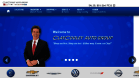 What Claycooley.com website looked like in 2016 (7 years ago)