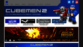 What Cubemen2.com website looked like in 2016 (7 years ago)