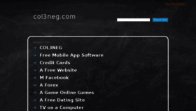 What Col3neg.com website looked like in 2016 (7 years ago)