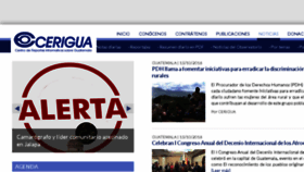 What Cerigua.org website looked like in 2016 (7 years ago)