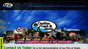 What Carolinacoach.com website looked like in 2016 (7 years ago)