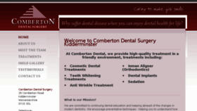 What Combertondental.co.uk website looked like in 2016 (7 years ago)