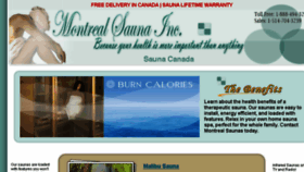 What Canadasauna.ca website looked like in 2016 (7 years ago)