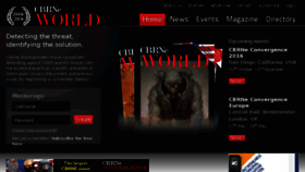 What Cbrneworld.com website looked like in 2016 (7 years ago)