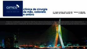 What Cimco.med.br website looked like in 2016 (7 years ago)