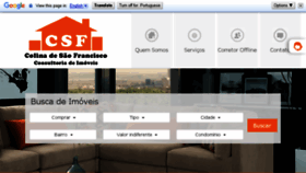 What Csfimoveis.com.br website looked like in 2016 (7 years ago)