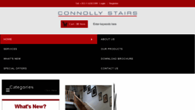 What Connollystairs.ie website looked like in 2016 (7 years ago)