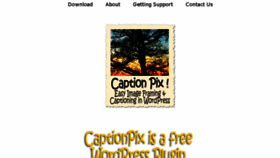 What Captionpix.com website looked like in 2016 (7 years ago)