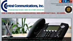 What Callcenteransweringserviceus.com website looked like in 2016 (7 years ago)