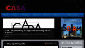 What Casa.org website looked like in 2016 (7 years ago)
