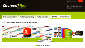 What Channelpilot.de website looked like in 2016 (7 years ago)