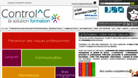What Controlc.fr website looked like in 2016 (7 years ago)