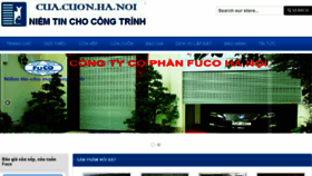 What Cuacuonhanoi.com.vn website looked like in 2016 (7 years ago)