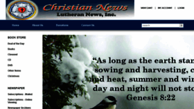 What Christiannewsmo.com website looked like in 2016 (7 years ago)