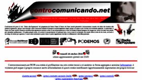 What Controcomunicando.net website looked like in 2016 (8 years ago)