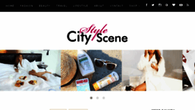 What Citystylescene.com website looked like in 2016 (7 years ago)