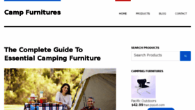 What Campfurnitures.com website looked like in 2016 (7 years ago)