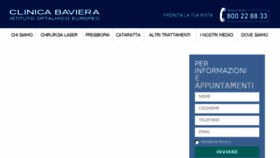 What Clinicabaviera.it website looked like in 2016 (7 years ago)