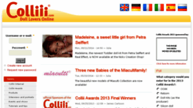 What Colliii.com website looked like in 2016 (7 years ago)