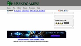 What Chessendgames.com website looked like in 2016 (7 years ago)