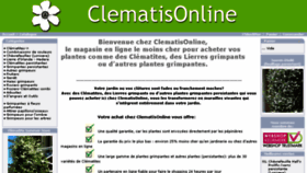What Clematisonline.fr website looked like in 2016 (7 years ago)