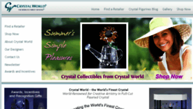 What Crystalworld.com website looked like in 2016 (7 years ago)