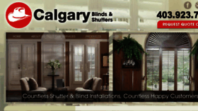 What Calgaryblindsandshutters.com website looked like in 2016 (7 years ago)
