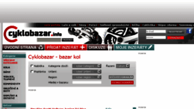 What Cyklobazar.info website looked like in 2016 (7 years ago)