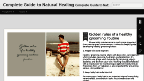 What Completeherbalguide.com website looked like in 2016 (7 years ago)