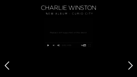 What Charliewinston.com website looked like in 2016 (7 years ago)