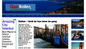 What Ciao-italien.dk website looked like in 2016 (7 years ago)
