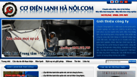 What Codienlanhhanoi.vn website looked like in 2016 (7 years ago)