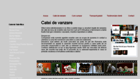 What Cateidevanzare.ro website looked like in 2016 (8 years ago)