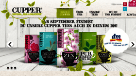 What Cupper-teas.de website looked like in 2016 (7 years ago)