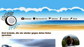 What Coconut-sports.de website looked like in 2016 (7 years ago)