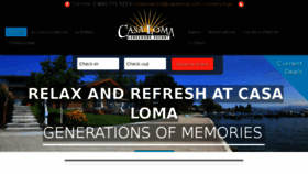 What Casaloma.com website looked like in 2016 (7 years ago)