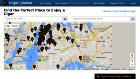 What Cigarplaces.com website looked like in 2016 (7 years ago)