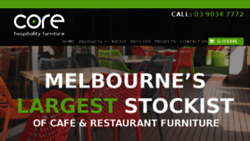 What Chairsandtablesonline.com.au website looked like in 2016 (7 years ago)
