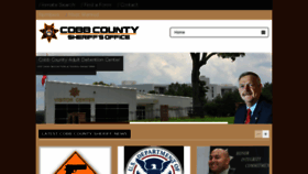 What Cobbsheriff.org website looked like in 2016 (7 years ago)