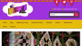 What Cottoncandyquiltshoppe.com website looked like in 2016 (7 years ago)