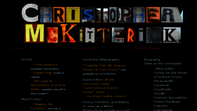 What Christopher-mckitterick.com website looked like in 2016 (7 years ago)