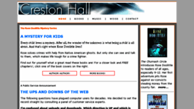 What Crestonhall.com website looked like in 2016 (7 years ago)