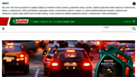 What Castrol.sk website looked like in 2016 (7 years ago)
