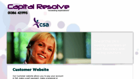 What Capitalresolve.com website looked like in 2016 (7 years ago)
