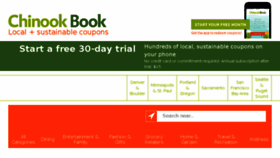 What Chinookbook.net website looked like in 2016 (7 years ago)